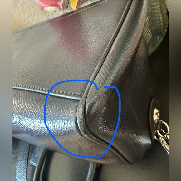 Coach Navy Satchel Handbag/Shoulder Bag Mini Bennett Bag. 💙 - Picture 10 of 16
